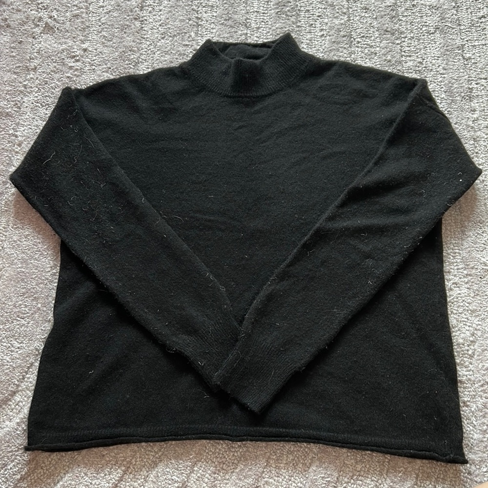 Madewell Cashmere Mock Neck Sweater